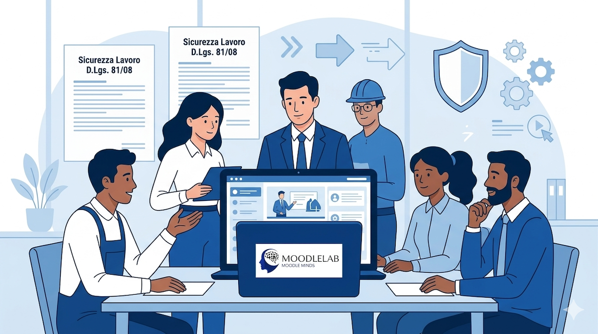 Piattaforma Moodle per la sicurezza sul lavoro